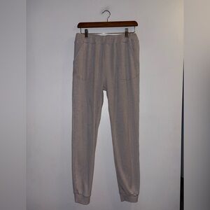 Allfenix | Beige Ribbed Sweatpants